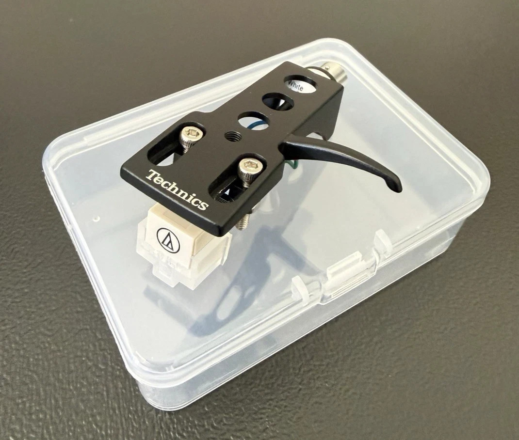 NEW TECHNICS LOGO HEADSHELL KIT WITH AT-3600L CART 4 COLORS - READ!! FREEBIE!!!