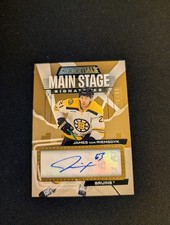 2023-24 Upper Deck Credentials JAMES VAN RIEMSDYK Main Stage Auto /25