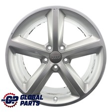 Audi A4 B8 8K Silver Wheel Alloy Rim 18" ET:47 8J Star Spoke 8K0601025Q