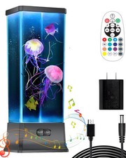 Cool Electric Jellyfish Lamp with Bluetooth Speaker Music Gift for Boys Girls...