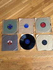 Lot of 6 78 RPM 10  Records With Sleeves, See Titles In description