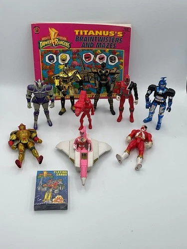 Vintage Mighty Morphin Power Rangers Action Figures Lot And More