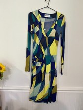 Emilio Pucci 100% Silk - Geometric Print Wrap...