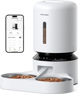 PETLIBRO Automatischer Futterspender 5L für 2 Katzen und Hunde, WiFi APP, 10