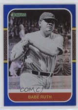 2021 Panini Donruss Retro 1987 Variation Holo Blue Babe Ruth #228 HOF 0s2m