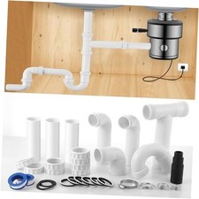 27 Pcs Garbage Disposal Installation Kit Complete Kitchen Sink Drain Pipe Kit