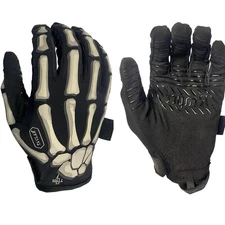 TACLAB Reaper Skeleton Gloves Thin and Lightweight for Motocross, Dirt Bike, ATV
