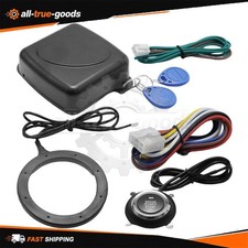 Car Ignition Switch 12v Rfid Engine Start Push Button Keyless Entry Starter Kit