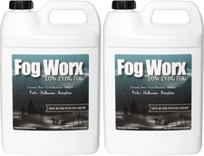 Fogworx Low Lying Fog Juice - 1 Gallon Pack of 2 for Fog Generators