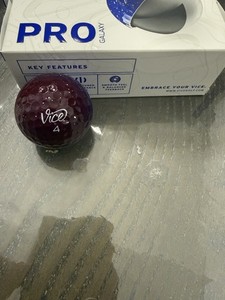 Vice Pro Galaxy 1 ball Tour Preferred Golf Ball for Golf, Blue