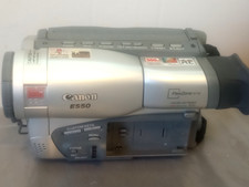 Canon ES50 8mm Video Camera Camcorder TESTED Remotes AV Cable manual charger