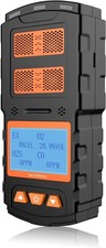 Portable Gas Detector 4 in 1 H2S, O2, CO, EX Handheld Gas Monitor Rechargeabe UK