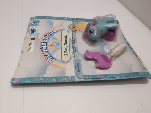 My Little Pony G1 Shaggy Pelosino Gig Hasbro MOC #2 - Picture 3 of 8