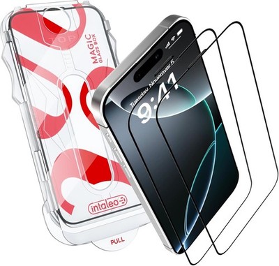 2 Pcs Screen Protector for iPhone 16 Pro Max   Edge-to-Edge Protection & 9H Hard
