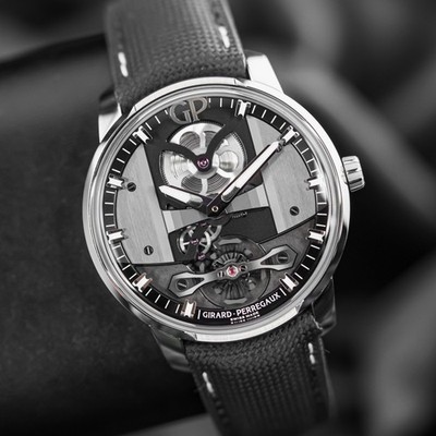 GERARD PERREGAUX 82000-11-631-FA6A Free Bridge Full Set Excellent Condition