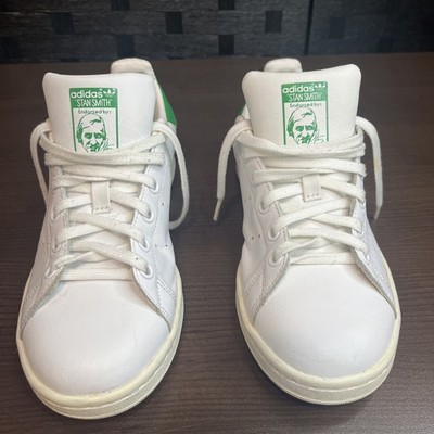 Adidas Stan Smith Men's Sneakers White/Green, Size 6 see pictures for condition 