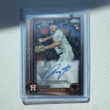 2025 Topps Chrome Shay Whitcomb Houston Astros Rookie Autograph #RA-SW