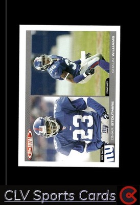 2004 Topps Total #240 Omar Stoutmire / Shaun Williams Silver