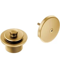 MOEN T90331BG Tub & Shower Drain Push-n-Lock Trim Kit in Brushed Gold Open Box