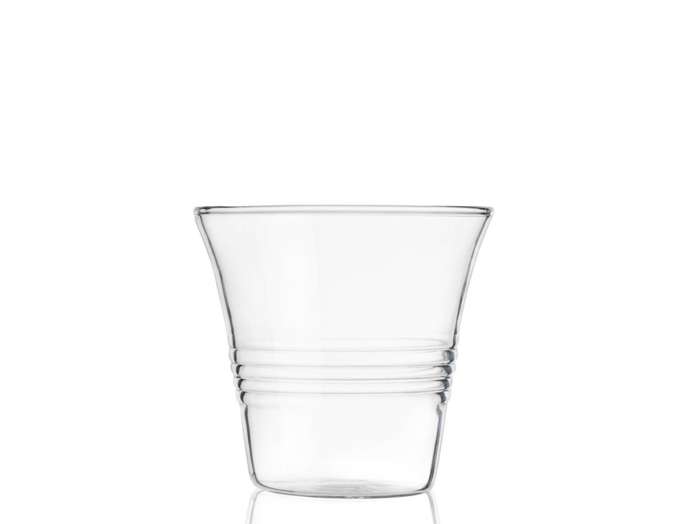 Set Of 4 Borosilicate Glasses, 100 Ml, Transparent H&H New
