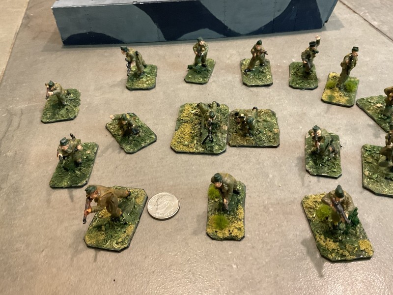 16 28mm British Marine Commando Raiding Team With LCA