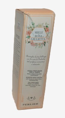 Perlier Scented Body Water With Honey & Juliet's Rose 6.7oz Made In Italy