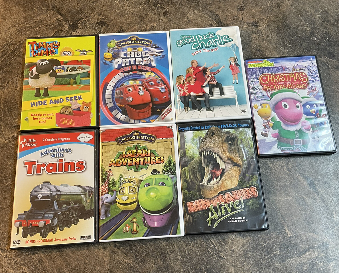 その他 Retilesalligator [DVD] Dinosaurs Alive Good Luck Charlie Chuggington Train