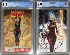 🔥MCU Comic Keys🔥Captain Marvel #14 #8🔥CGC 9.8🔥1st Kamala Kahn Cameo & Star