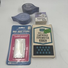 Vintage Lot Taperaser Dixon And Typewriter Ribbon, Corrections Tabs 5 thumbnail