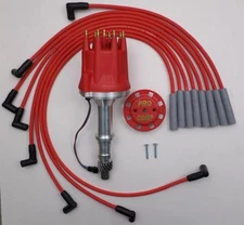 PONTIAC 326-350-389-400-455 PRO-BILLET RACE Distributor + 8mm Spark Plug Wires