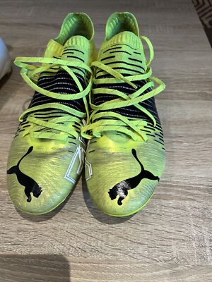 Puma Future Z 1.1 MxSG gelb schwarz Stollen Fußballschuhe 106375 01 Gratis ID