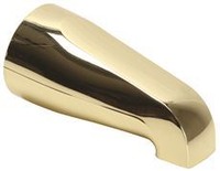 Proplus Bathtub Spout With Front Diverter, Polished Brass, 1/2-inch Ips on sale Proplus Bathtub Spout With Front Diverter, Polished Brass, 1/2-inch Ips on sale