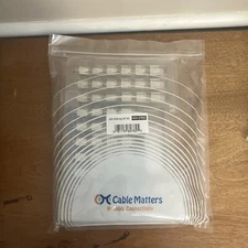 Cable Matters 50-Pack Cat6A RJ45 Shielded Modular Plugs with Strain Relief Boots