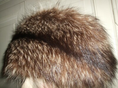 CAPPELLO COLBACCO MARMOTTA FINN RACCOON HAT HUT PELLICCIA FUR PELZ