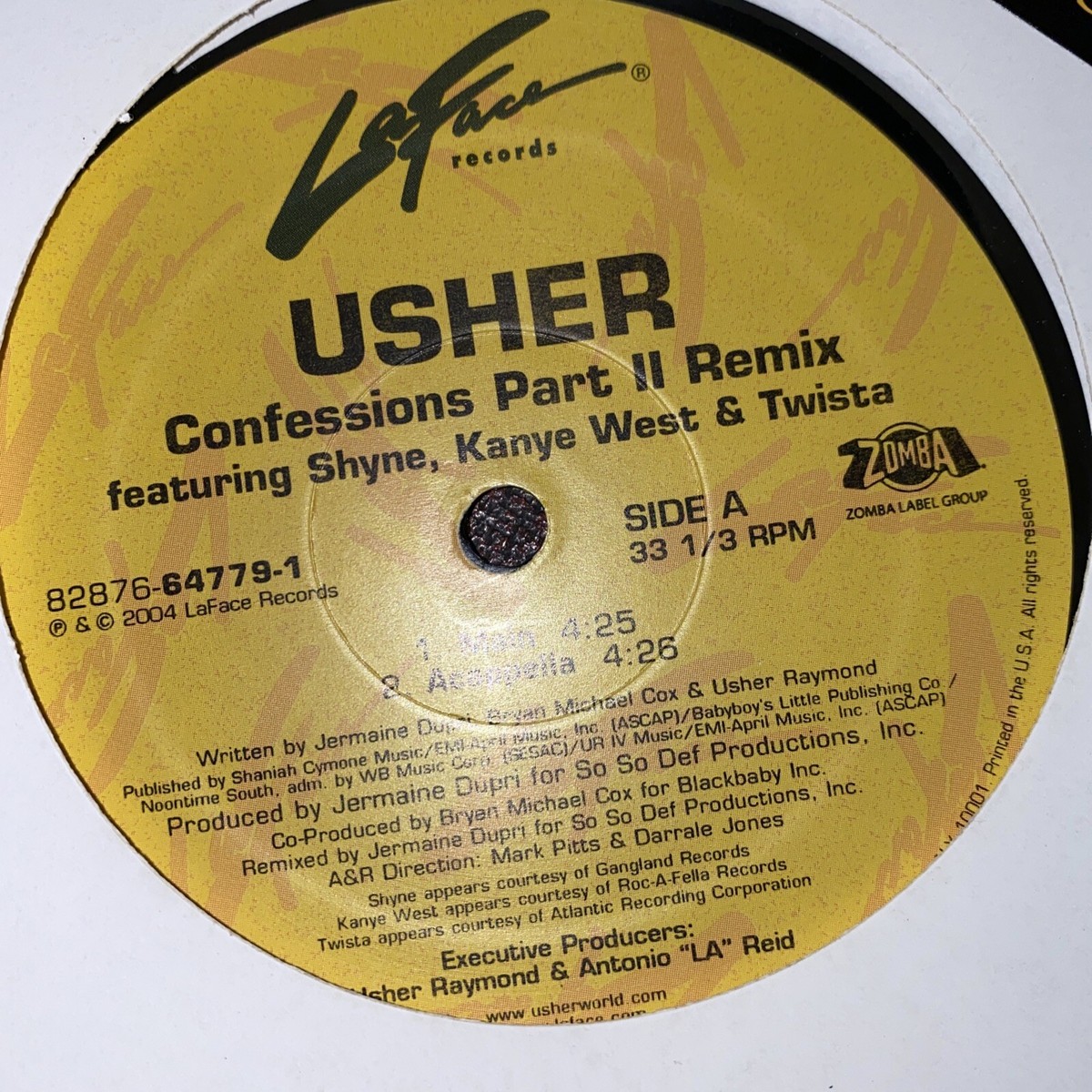 LP3枚セット【専用】 Mint Usher - Confessions Part II Remix - Kanye West-12