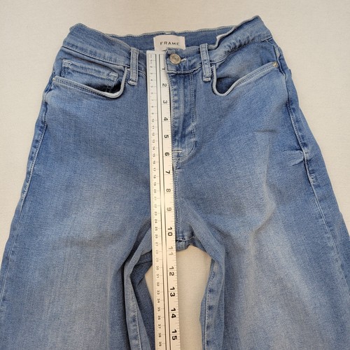 Frame Jeans Womens 28 Le Palazzo Wide Leg Flare High Rise Danbury Stretch Denim - Picture 8 of 12