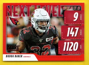 2020 Score Next Level Stats Nls Bb Budda Baker Red Arizona Cardinals Ebay