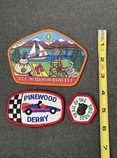 Boy Scout 1980’s Mixed Patches Fair Pinewood Derby Trail of the Sequoias