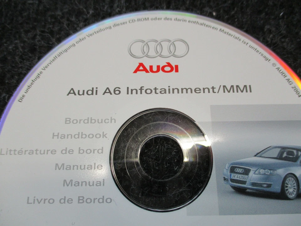 BORDBUCH Audi A6 Bedienungsanleitung Infotainment MMI Onboard CD 25256274388 - Bild 2 von 4