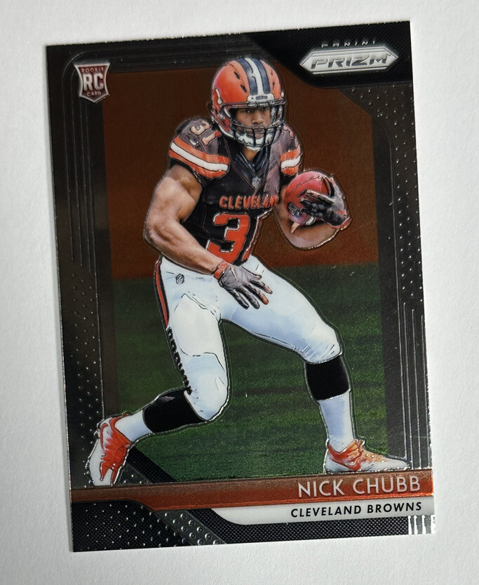 2018 Panini Prizm Nick Chubb Rookie RC #213