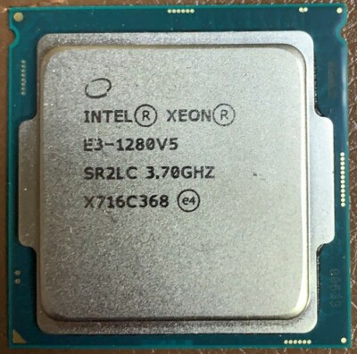 Intel Xeon E3-1280 V5 3.70GHz 4Core 8MB 8 T LGA1151 SR2LC CPU Processor 1280V5