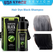 Black Hair Dye Shampoo Natural Herbal Instant Permanent Hair Color Dye Shampoo