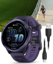Garmin Forerunner 570 47 mm Advanced GPS Running Smartwatch Purple