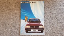 PEUGEOT 305 SALES BROCHURE 1983