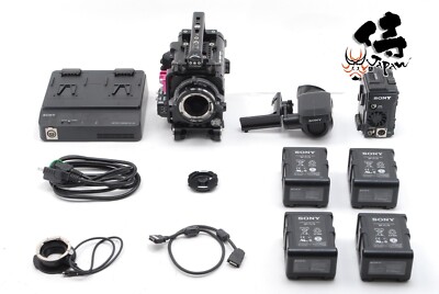 *NEWEST FIRMWARE V9.20* SONY PMW-F55 CINE 4K DIGITAL CAMERA, AXS-R5, DVF-EL100
