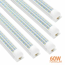 25~100PCS 60W T8 4 Foot LED Shop Lights Fixtures 6500K 4FT LED Tube Light Bulbs