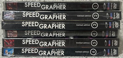 Speed Grapher Complete Vol 1-6 New Anime DVD Set Sealed Funimation