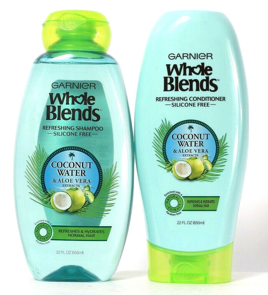 Garnier Whole Blends Coconut Water & Aloe Vera Extract Refreshing Shampoo 22 fl. oz. Bottle