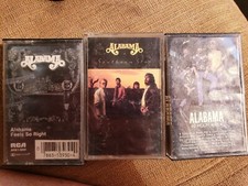 Alabama Cassette Lot Of 3 - Feels So Right - 4o Hr. Week - Southern Star
