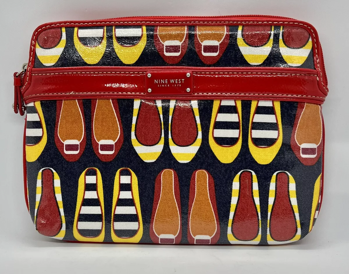Nine West Red Cosmetic Bag